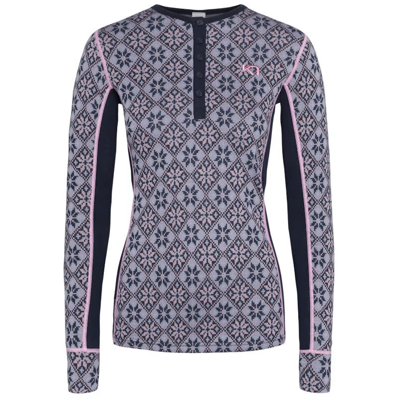 Kari Traa Rose Half-Zip Base Layer Top - 100% Merino Wool (25/26