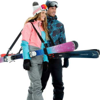 Porte-Skis Et Bâtons