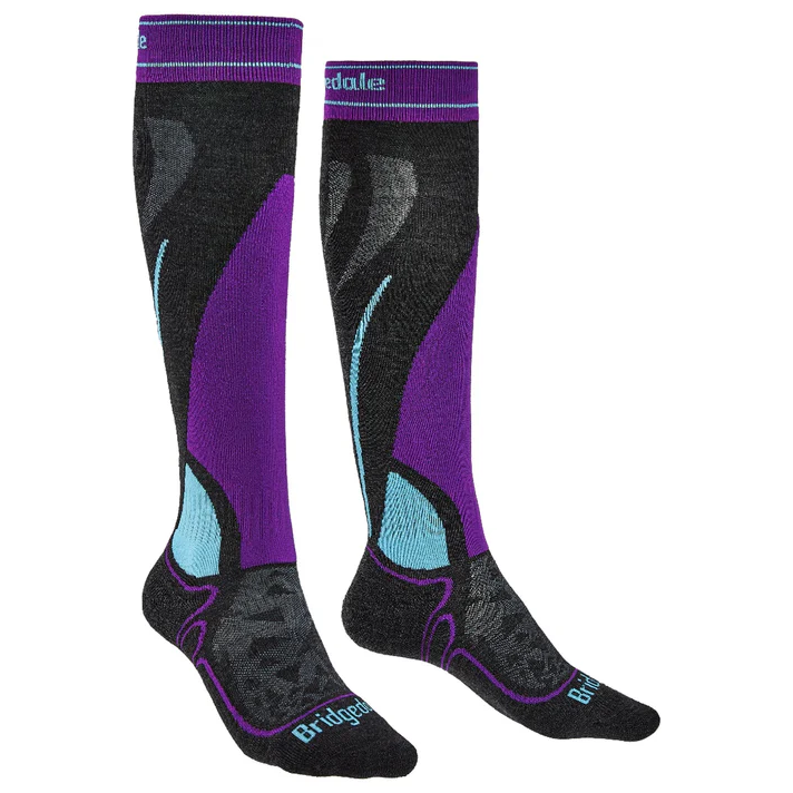 Bridgedale Women's Midweight Merino Endurance Over Calf Ski Sock
