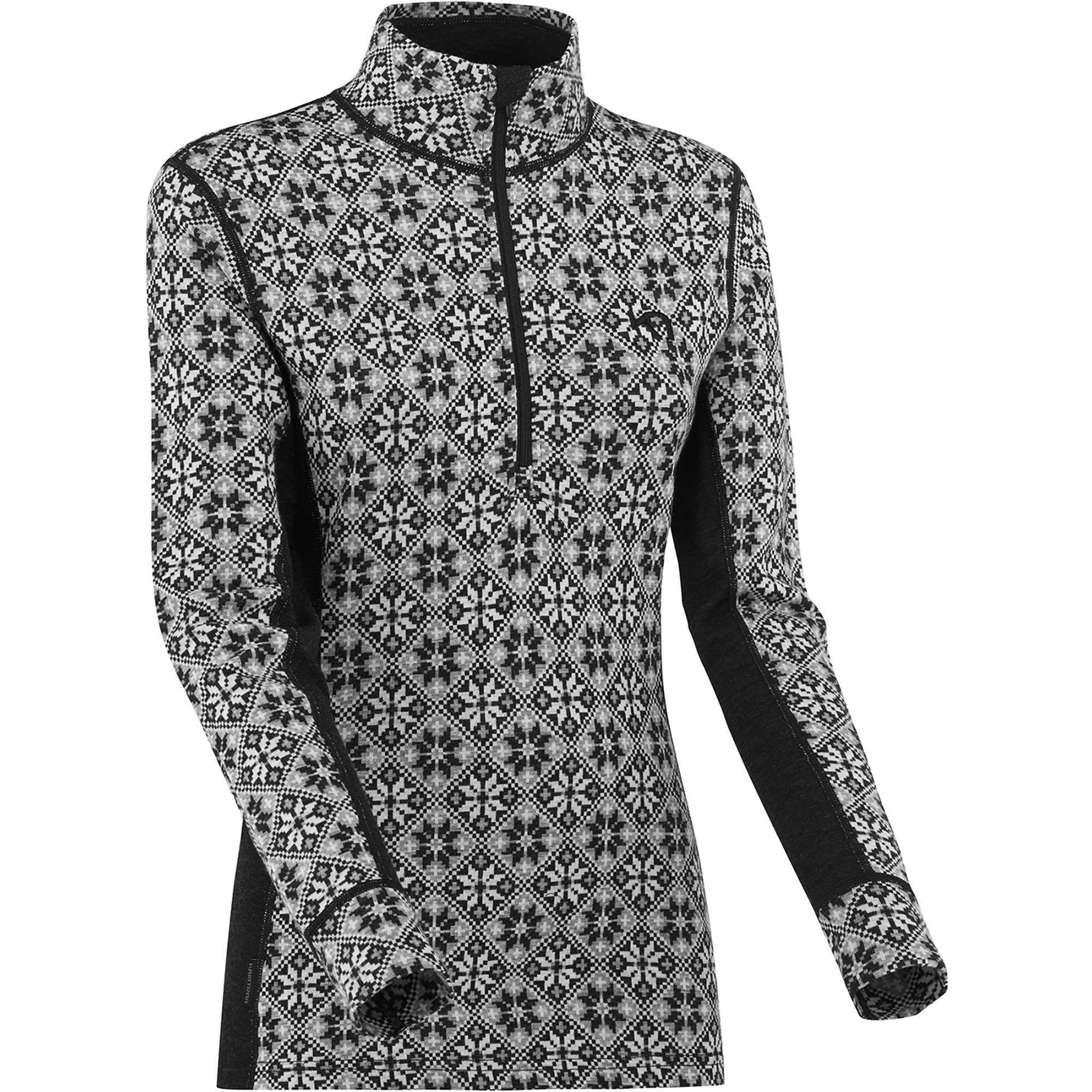 Kari Traa Rose Half-Zip Base Layer Top - 100% Merino Wool (26/27)