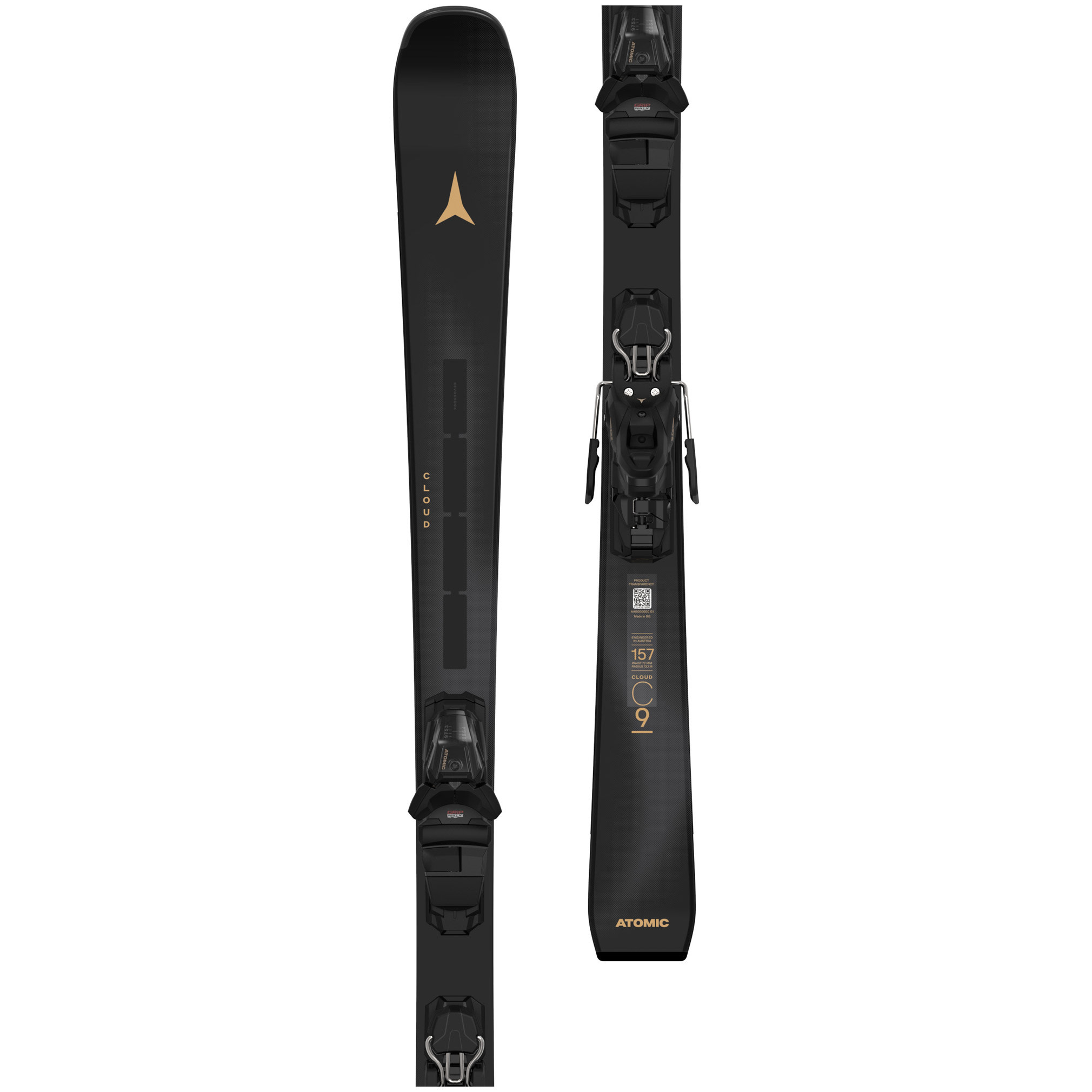 Atomic Cloud C9 Revoshock Light Skis + M 10 GW Bindings (26/27)