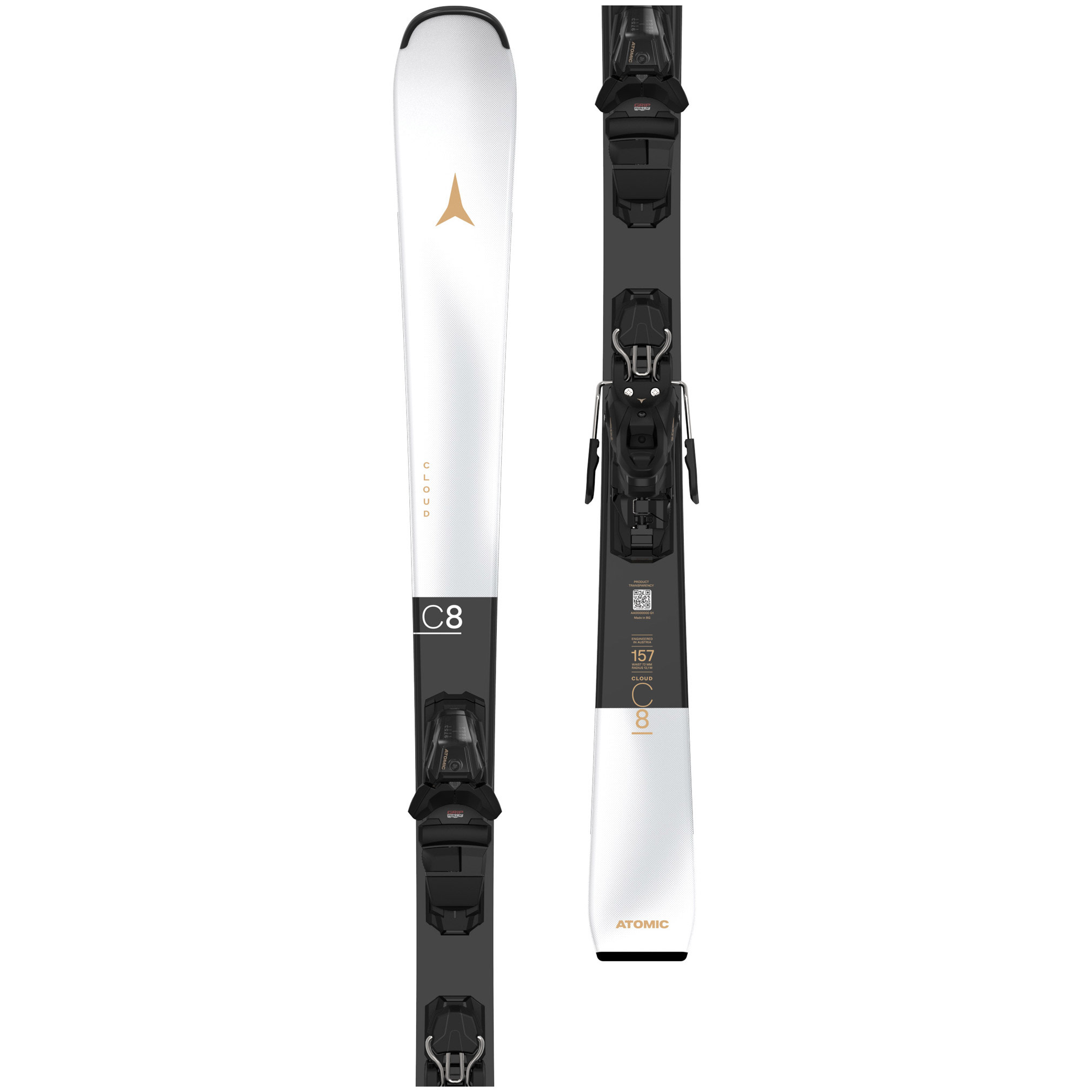 Atomic Cloud C8 Skis + M 10 GW Bindings (26/27)