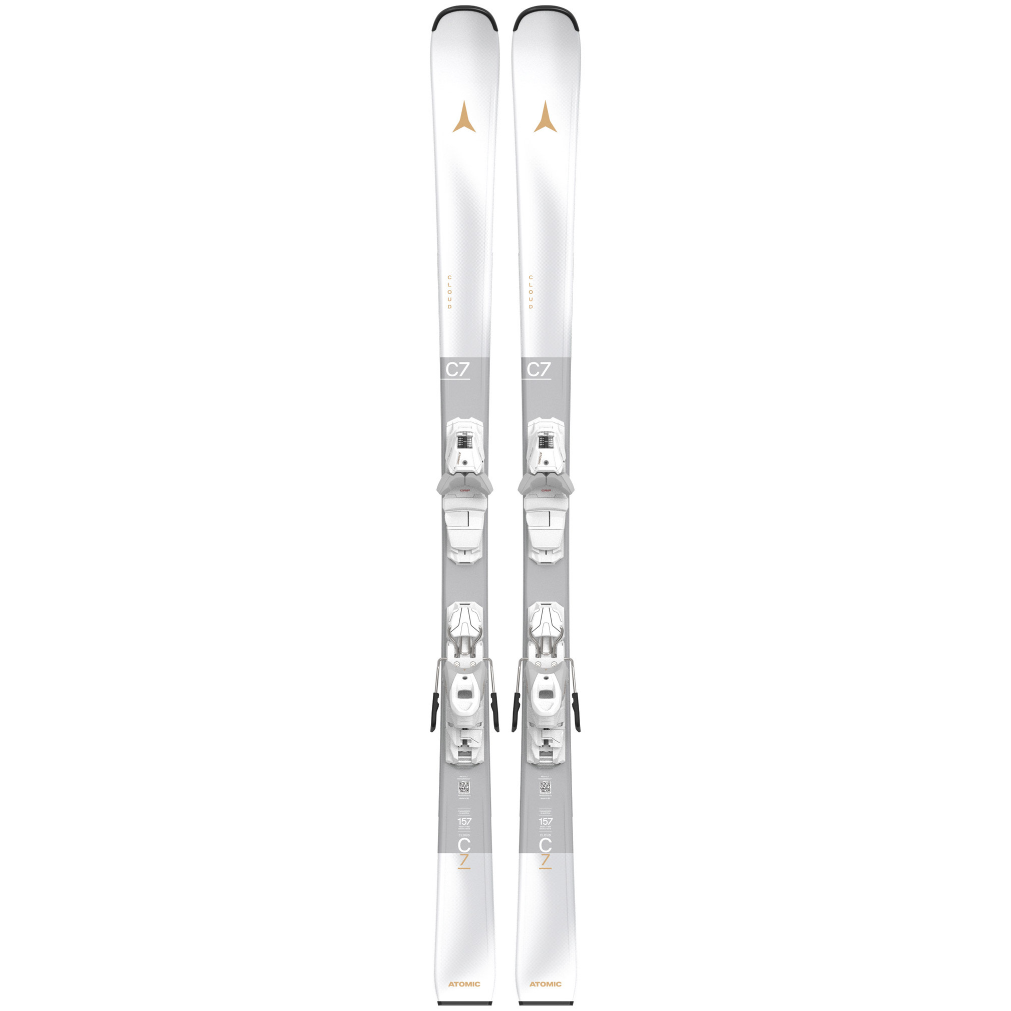 Atomic Cloud C7 White Skis + M 10 GW Bindings (26/27)