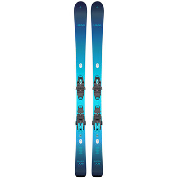 Head E-Super Joy SW Skis + Joy 11 GW SLR Bindings (26/27)
