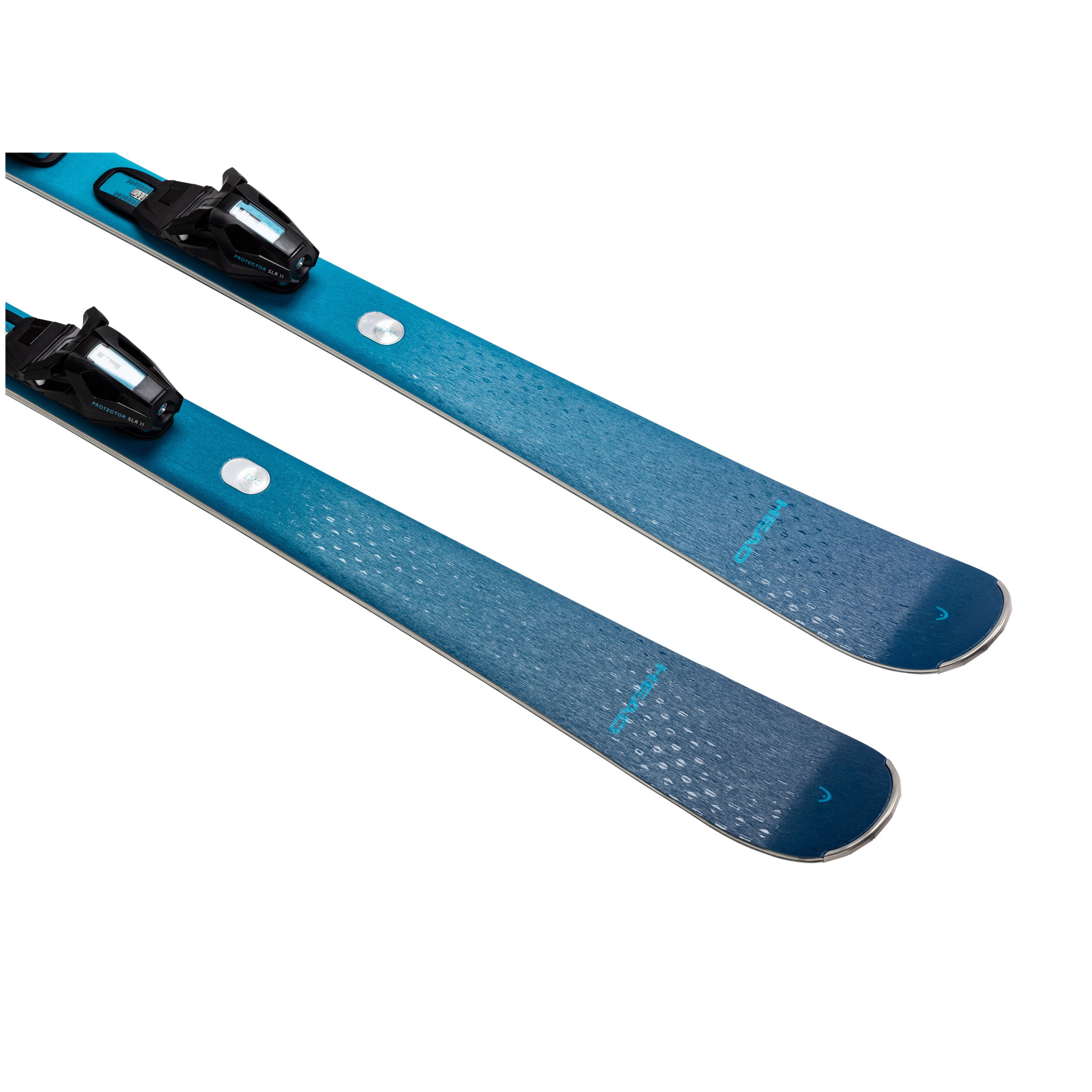 Head E-Super Joy SW Skis + Joy 11 GW SLR Bindings (26/27)