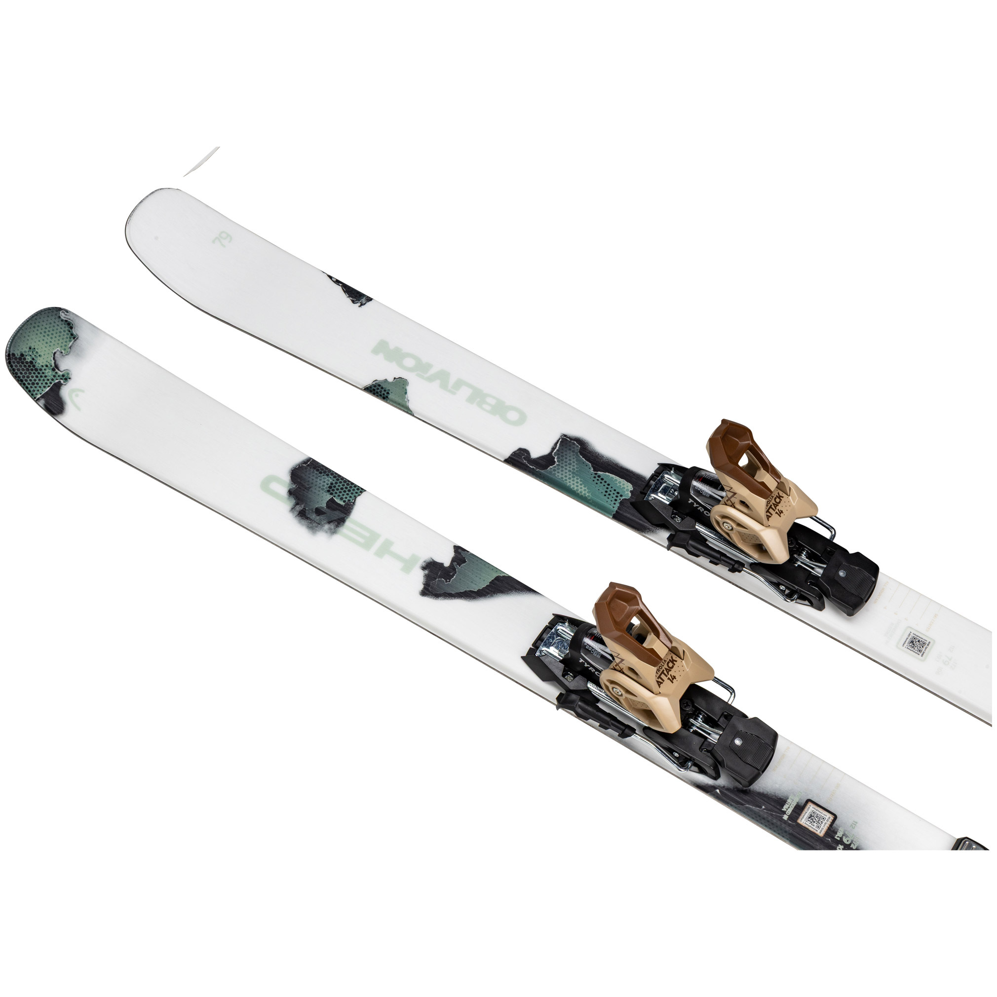 Head Oblivion 79 Skis + Attack 9 Bindings (26/27)