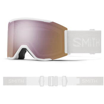 Smith Squad Mag White Vapor Goggles (26/27)