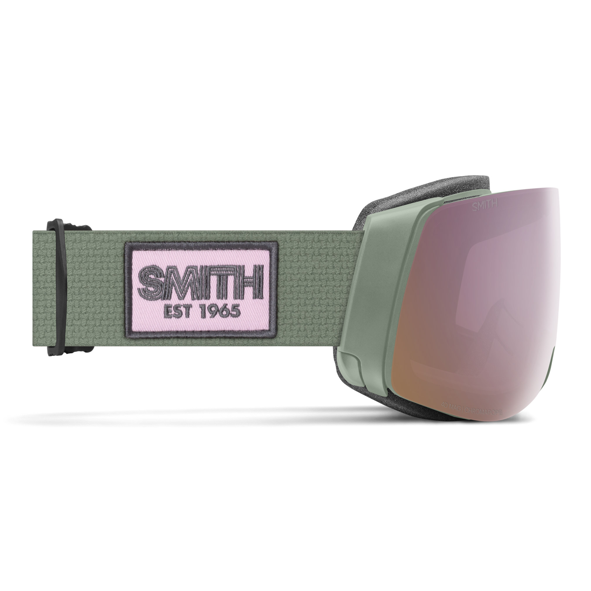 Smith 4D Mag Olive Warm Steel Goggles (26/27)