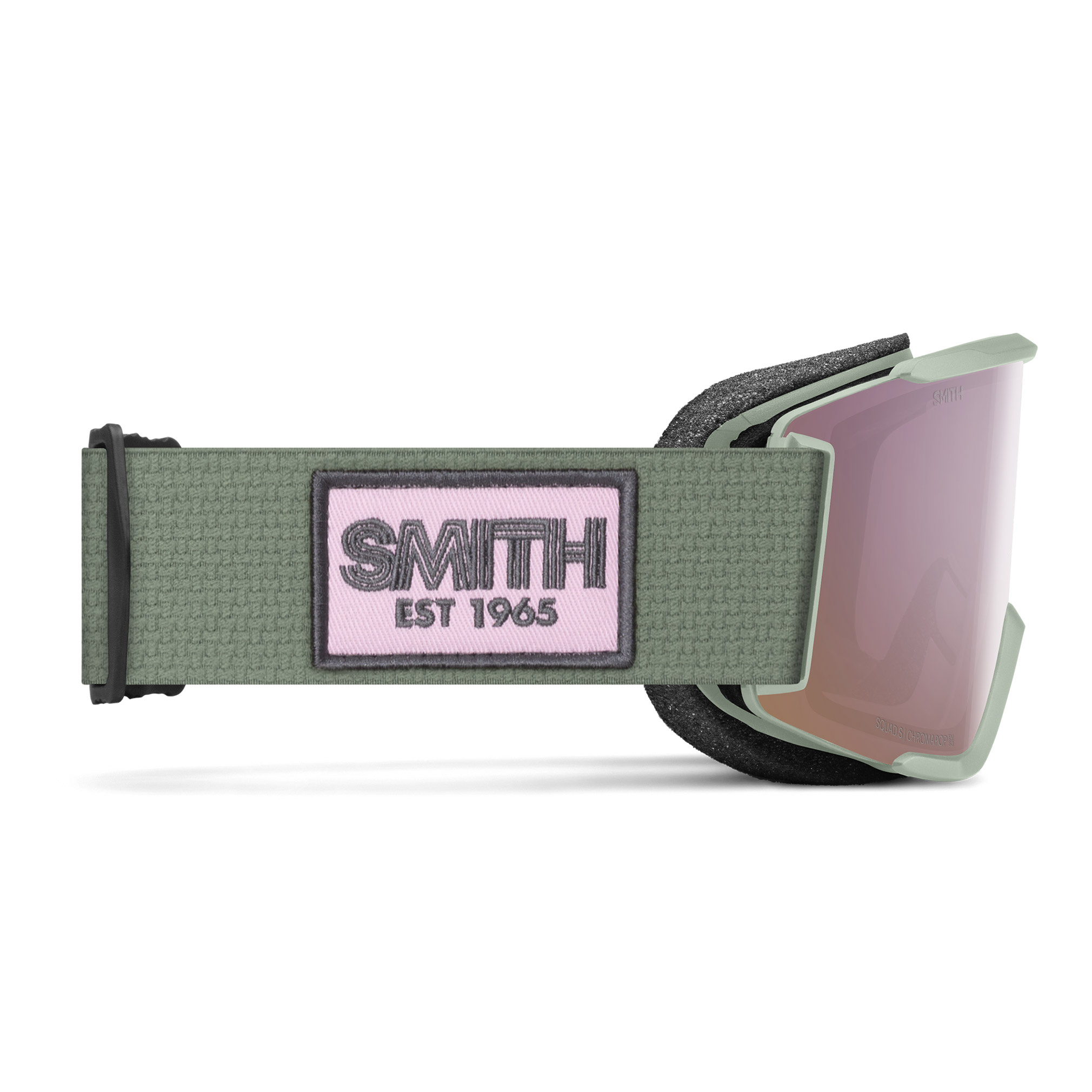 Smith Squad S Olive Warm Steel Goggles (26/27)
