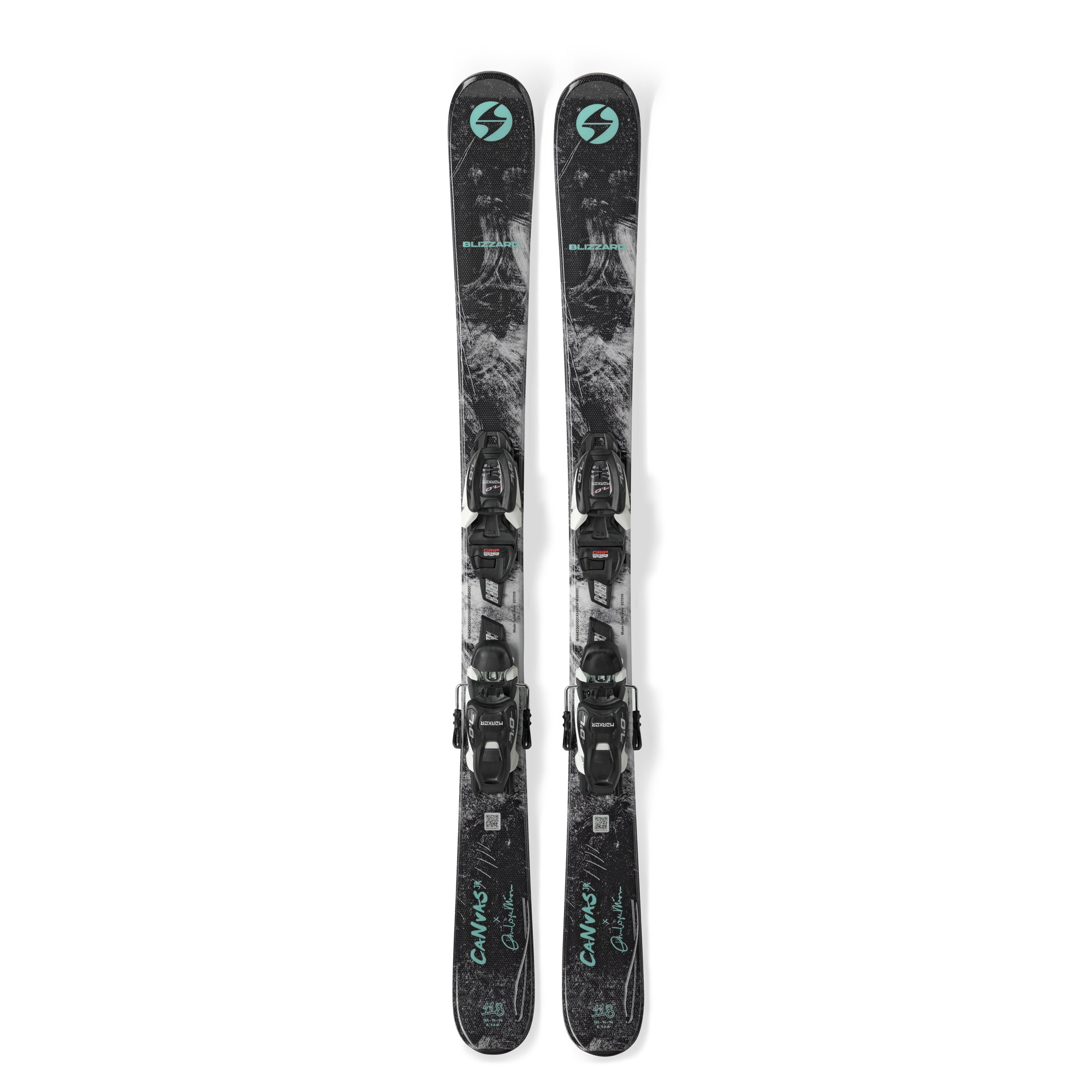 Blizzard Canvas Jr Skis + 7.0 Bindings (26/27)
