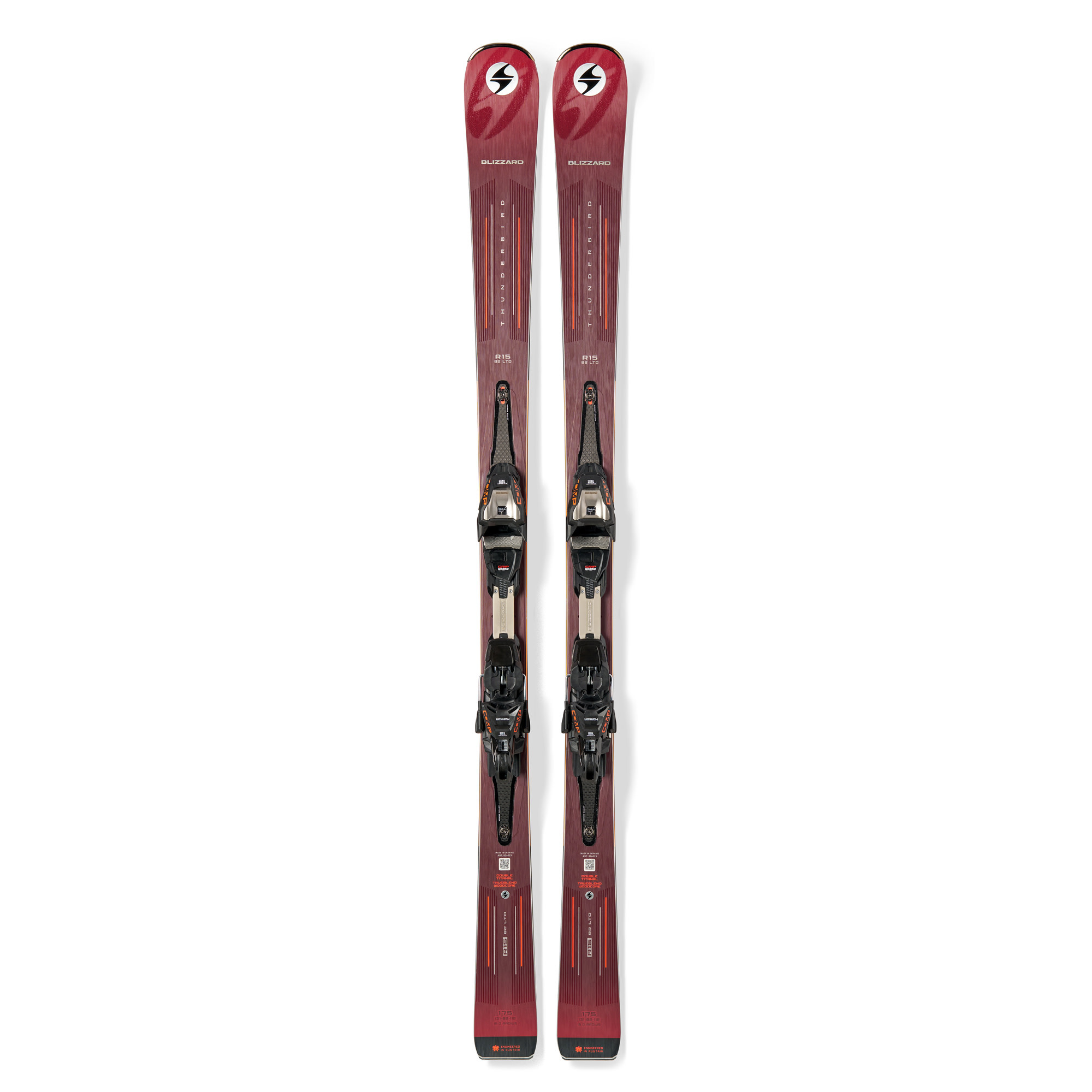 Blizzard Thunderbird 82 LTD Skis + Comp 12 Bindings (26/27)