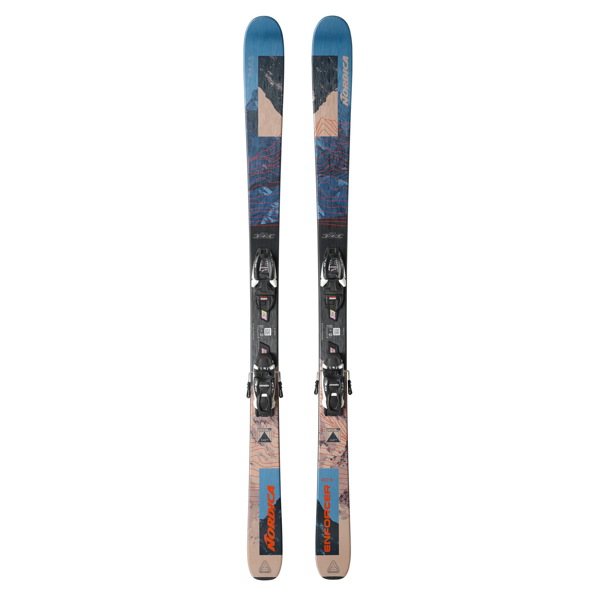 Nordica Enforcer 80 S Skis + JR 7.0 WB Bindings (26/27)