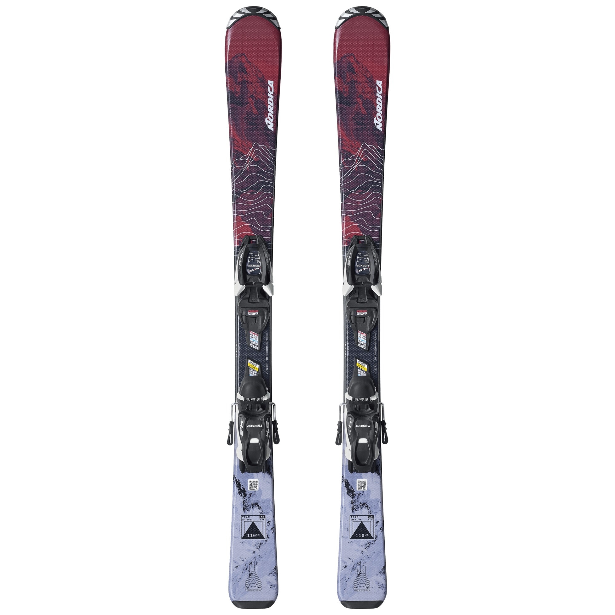 Nordica Team AM FDT + JR 4.5 FDT Bindings (100-140) (26/27)