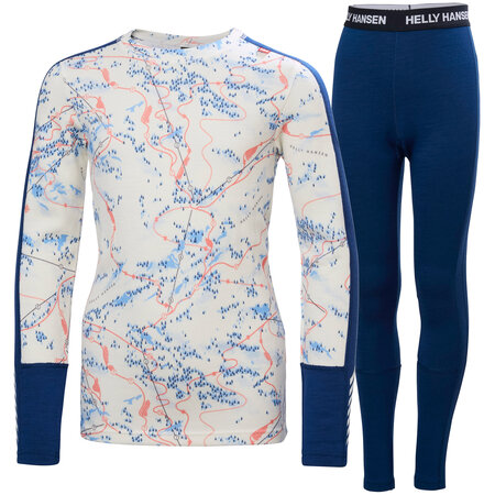 Helly Hansen Graphic Lifa Merino Set Jr (26/27)