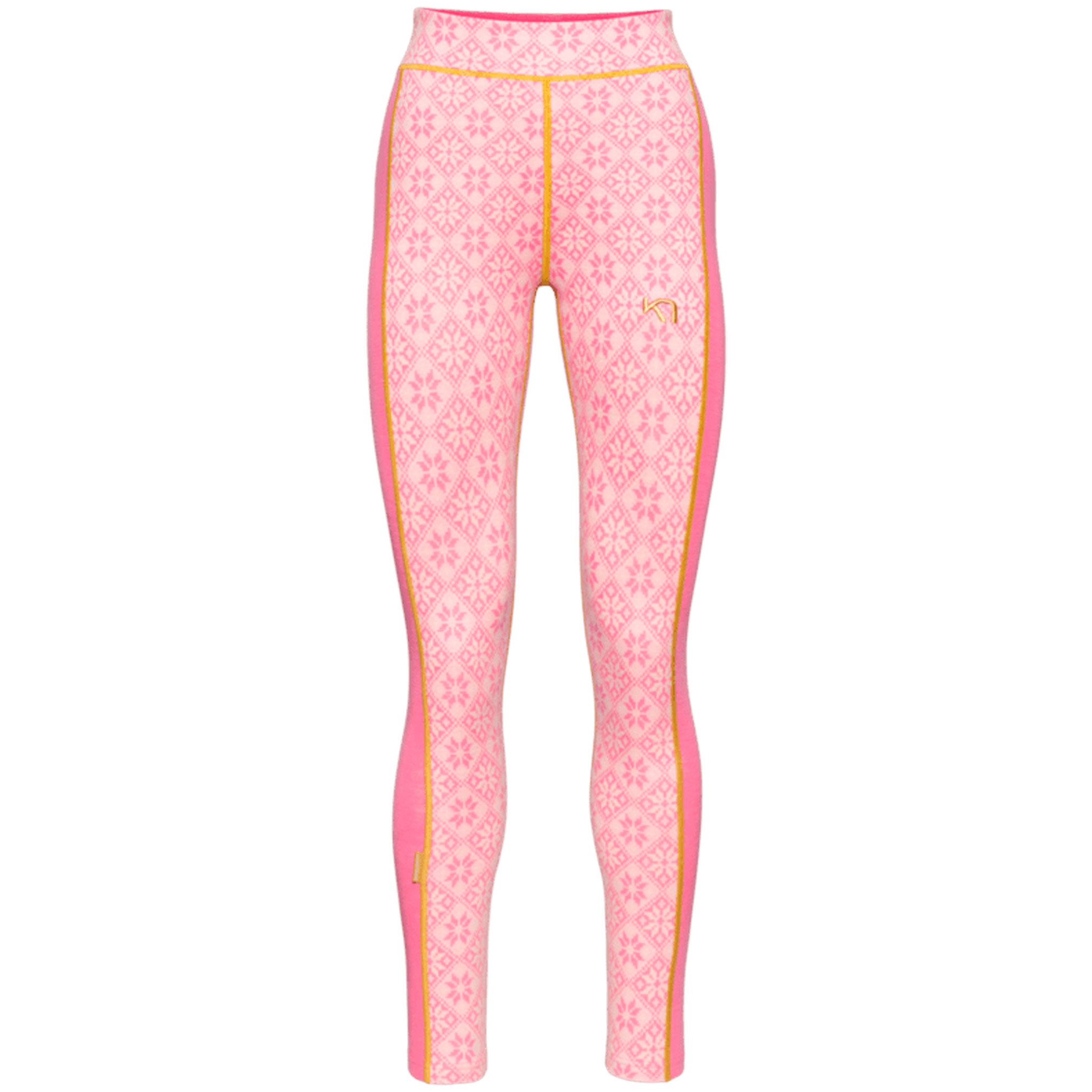 Kari Traa Legging Taille Haute Rose 100% Laine Mérinos (26/27)
