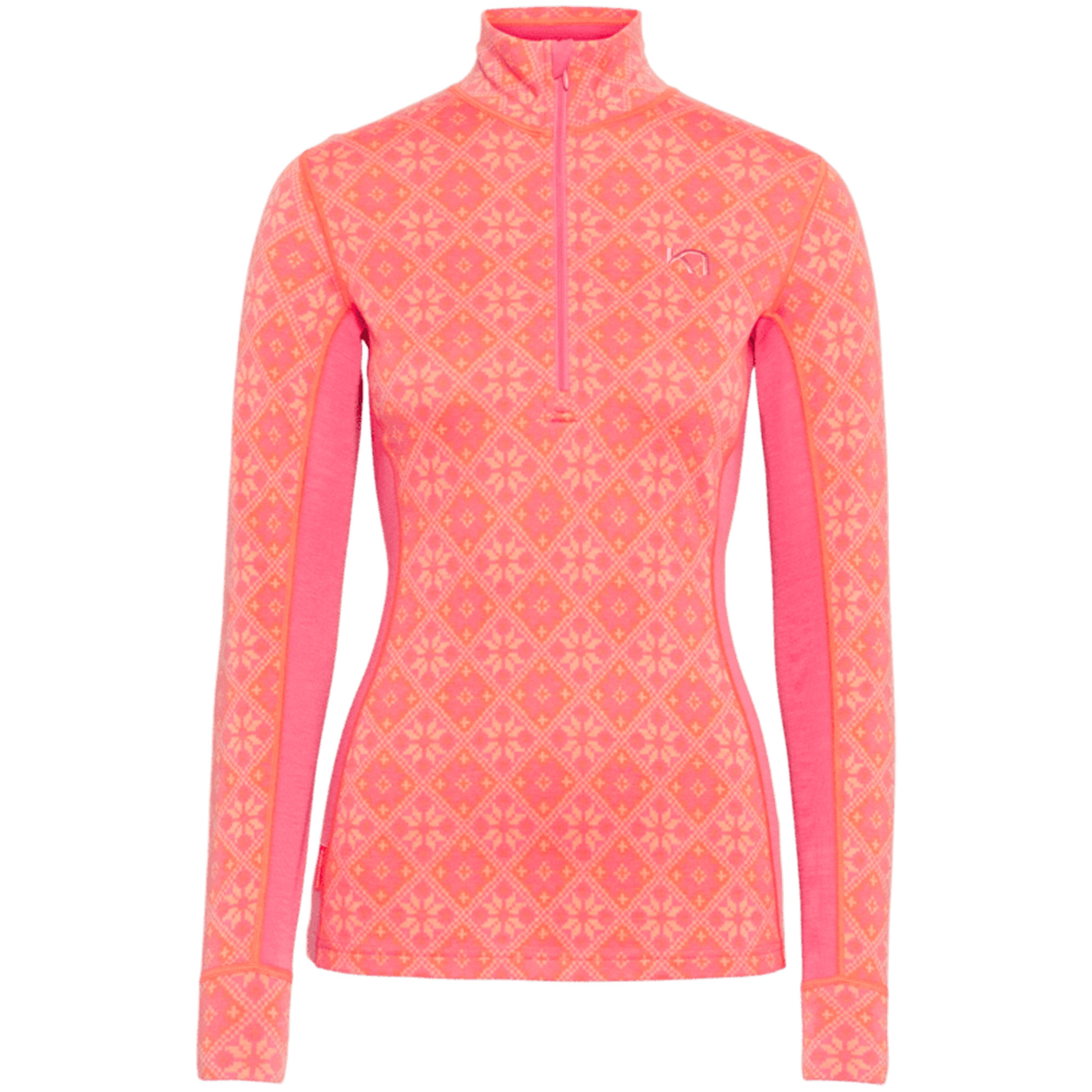 Kari Traa Chandail Demi Zip 100% Laine Merinos (26/27)