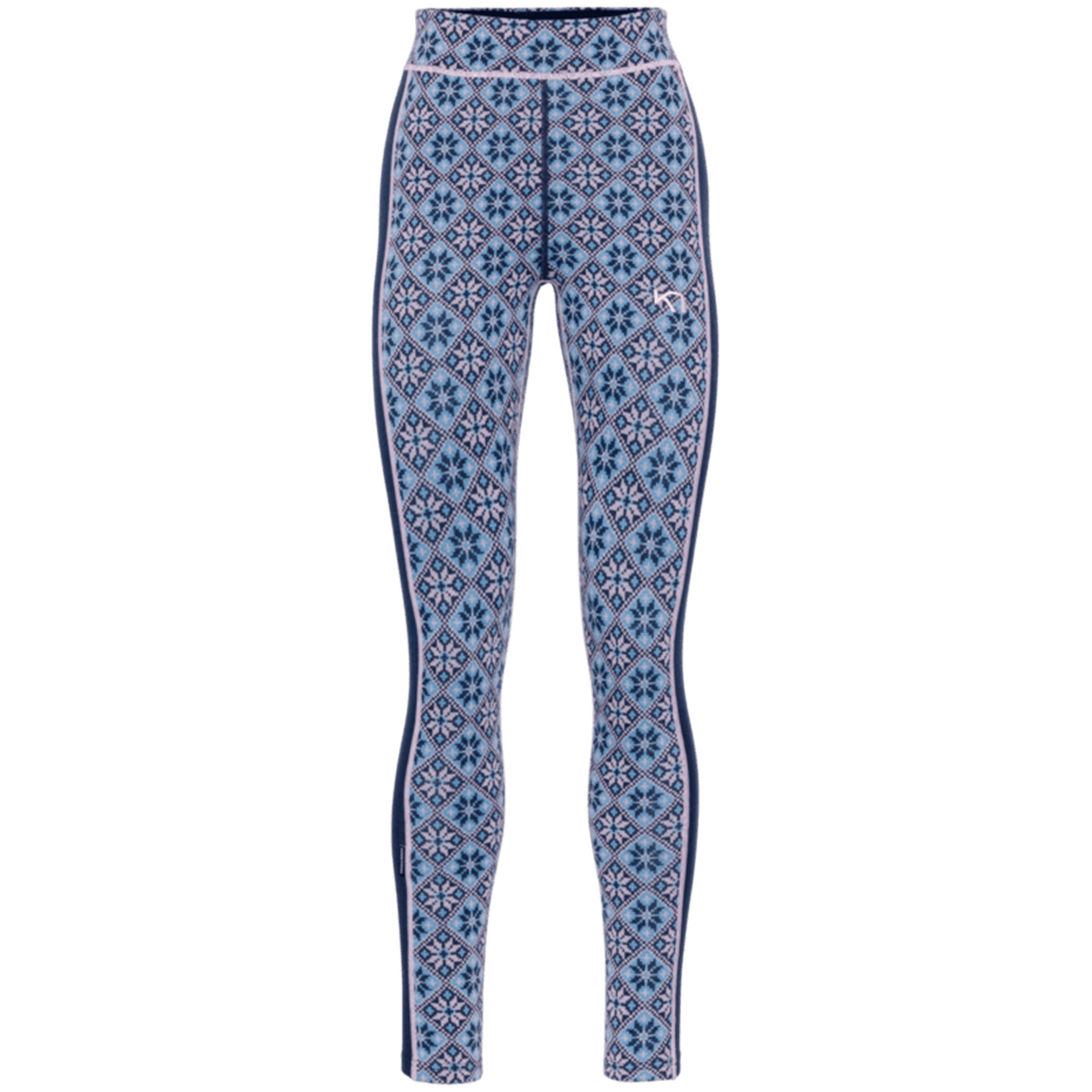Kari Traa Legging Taille Haute Rose 100% Laine Mérinos (26/27)