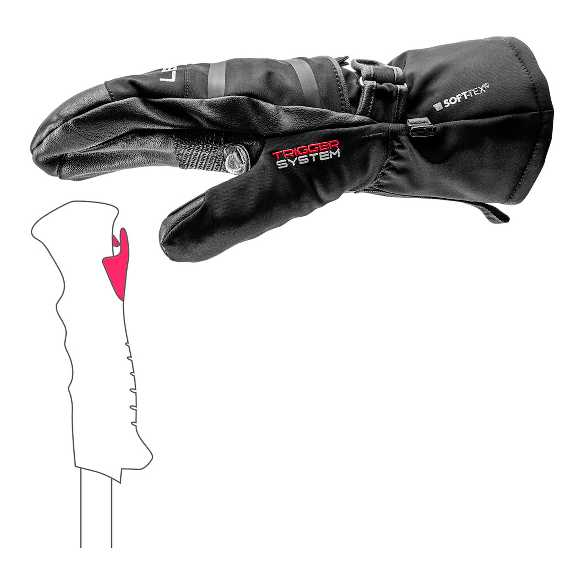Leki Detect XT 3D Mittens (26/27)