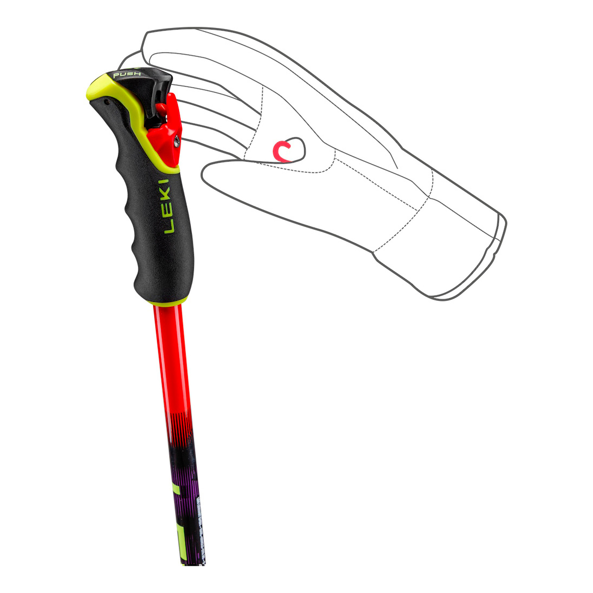 Leki WCR Pro Lite GS TR Ski Poles (26/27)