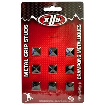 KUU Metal Grip Pyramid Studs  Black (9pcs.)