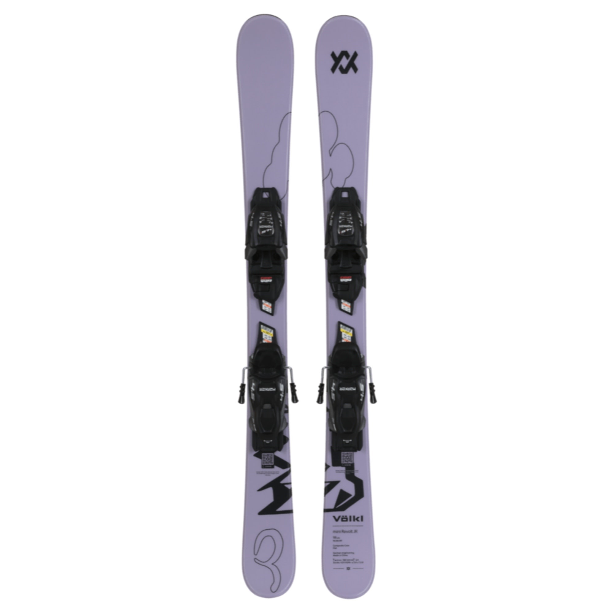 Volkl Mini Revolt Jr Skis + 7.0 VMOTION Jr Bindings