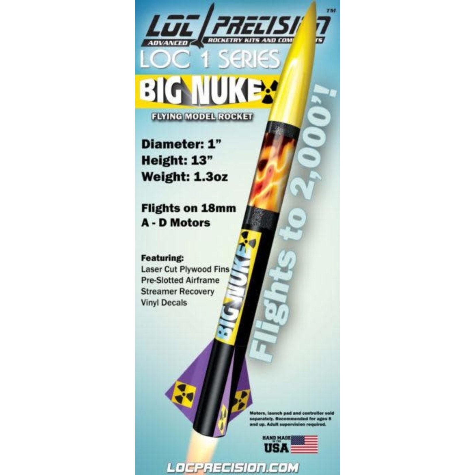 Loc Precision Big Nuke Rocket Kit #PK-82