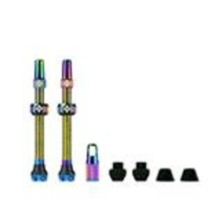 Muc-Off, V2, Tubeless Valve, Presta, 60mm, Iridescent, Pair