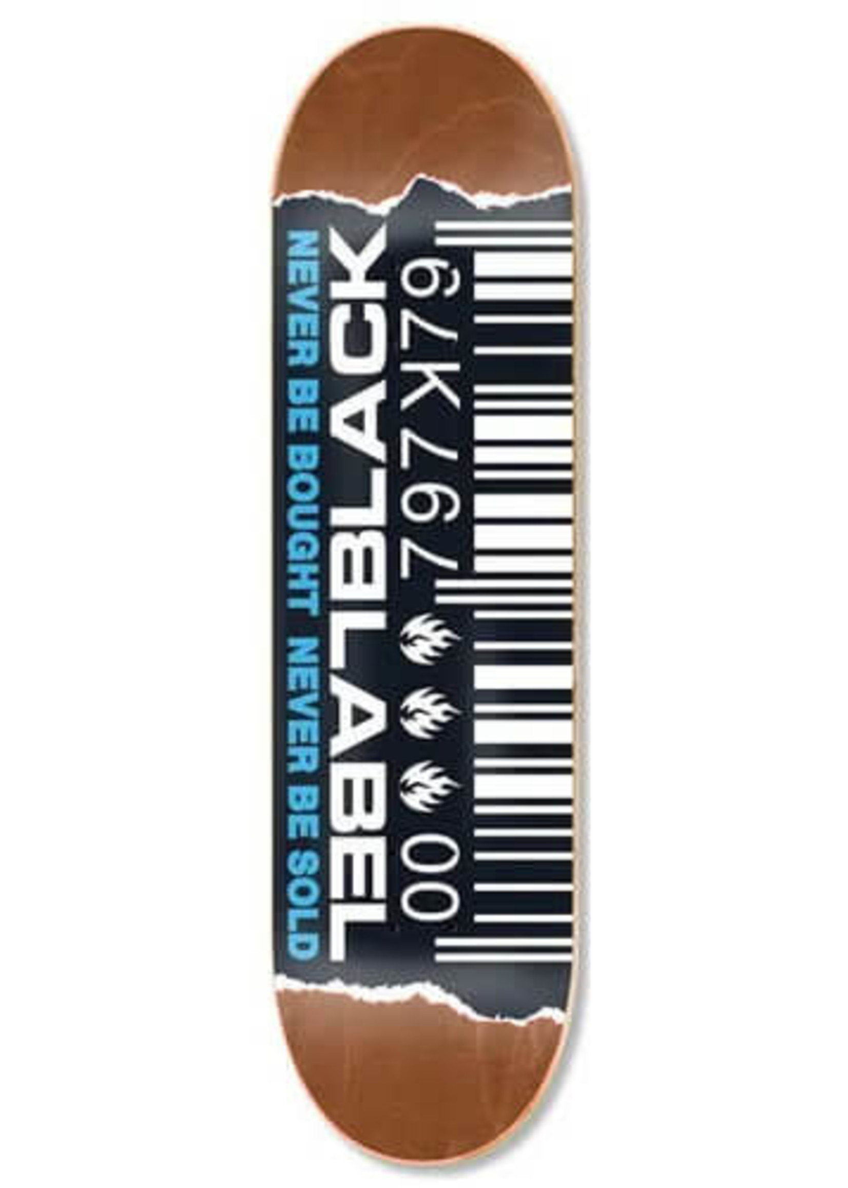 Black Label Black Label - Barcode ripped Deck - 8.25