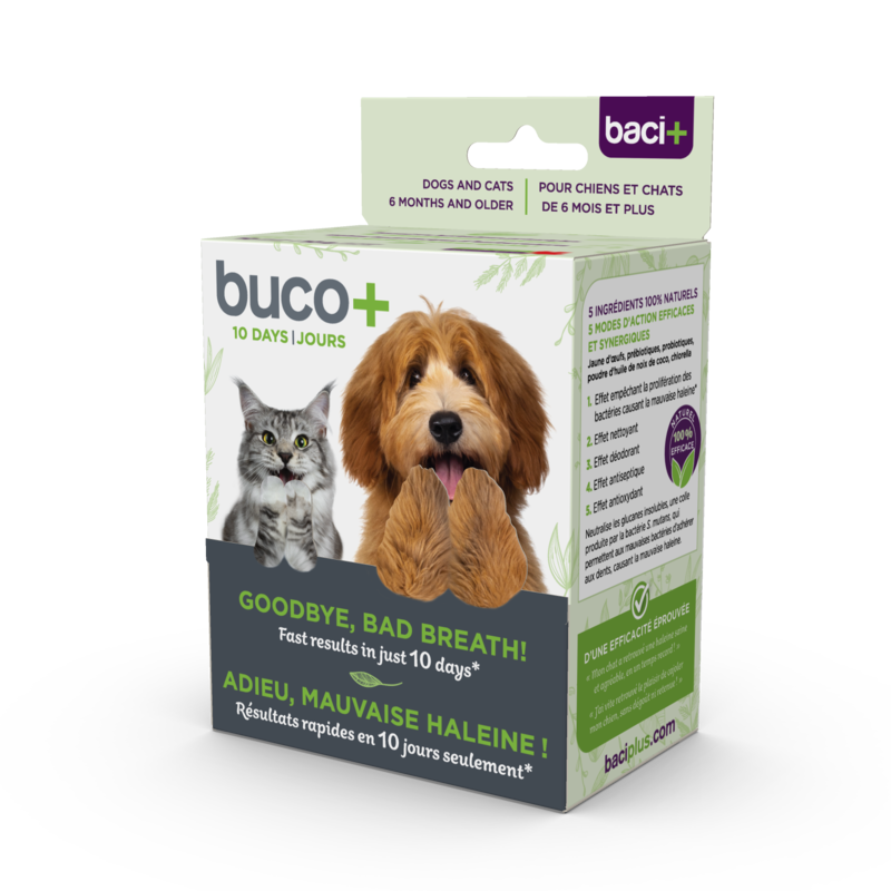 Baci + Baci + - ''Buco+'' Mauvaise Haleine Chiens Et Chats 10 Jours