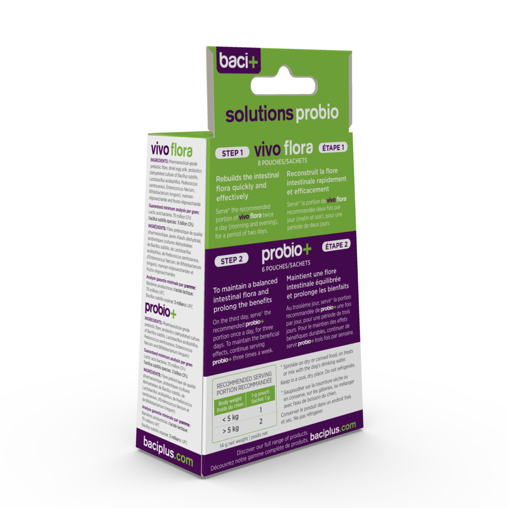 Baci + Baci + - Solutions Probiotique Grand Stress Pour Chien 14 g