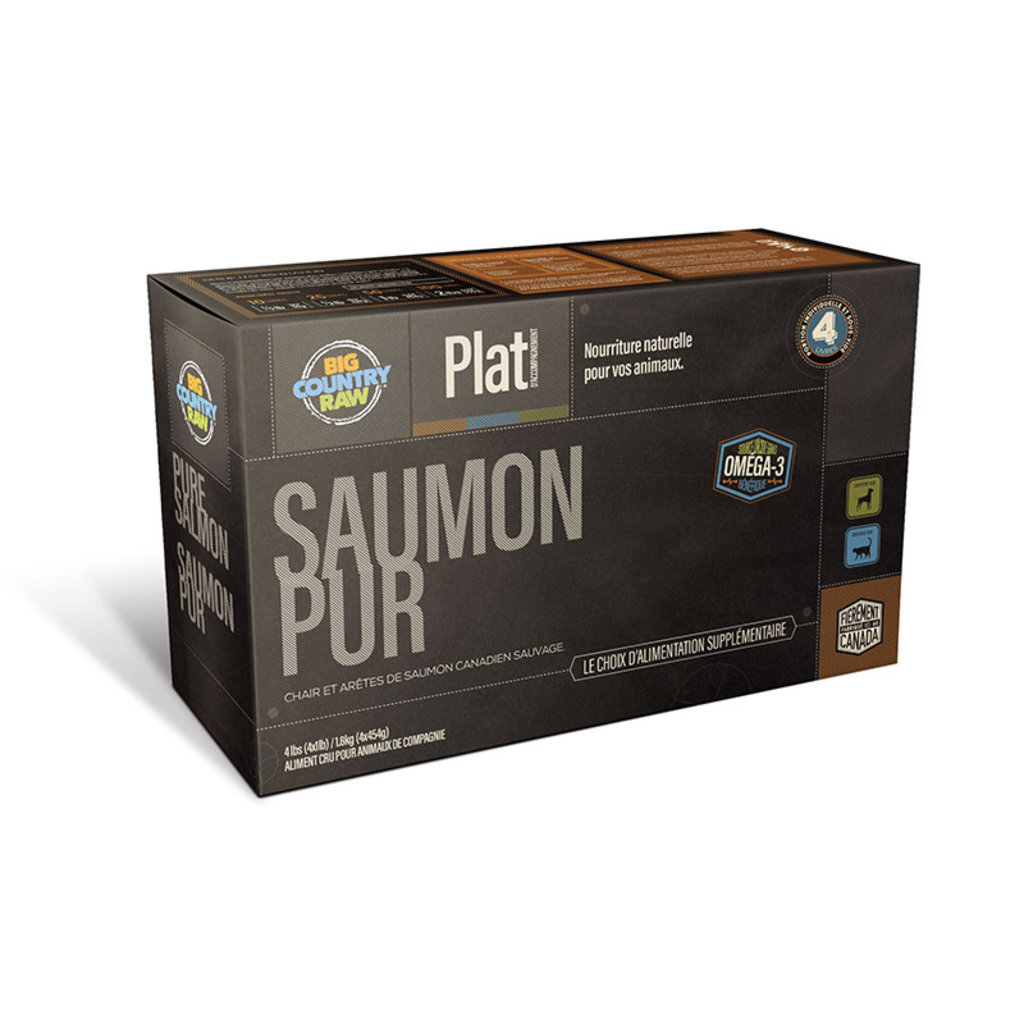 Big Country Raw Big Country Raw - Pur Saumon 4 x 1 lb