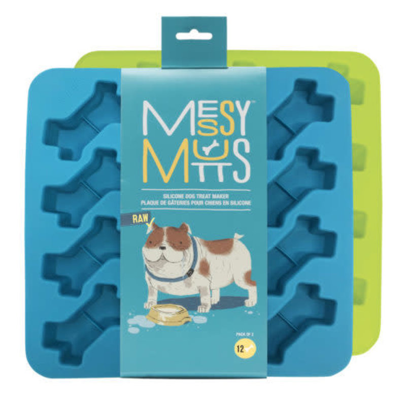 Messy Mutts Messy Mutts - Moule À Biscuits En Silicone Pour Congeler Ou Cuire (PQT 2)