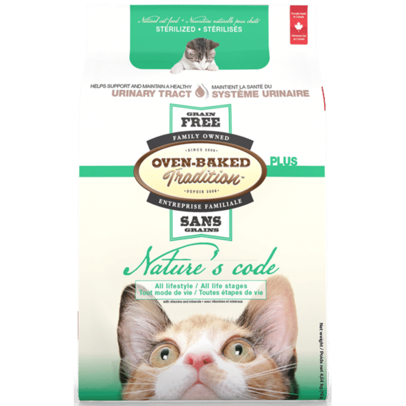 Nature's Code Nature's Code - Soins Urinaires, Pour Chat, 4.54 kg