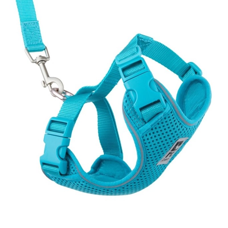 RcPets RcPets - Harnais ''Adventure'' pour Chat, Turquoise G