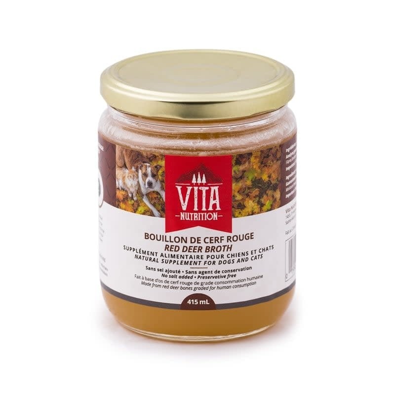 Vita Nutrition Animal Vita Nutrition - Bouillon De Cerf Rouge - 415 ml