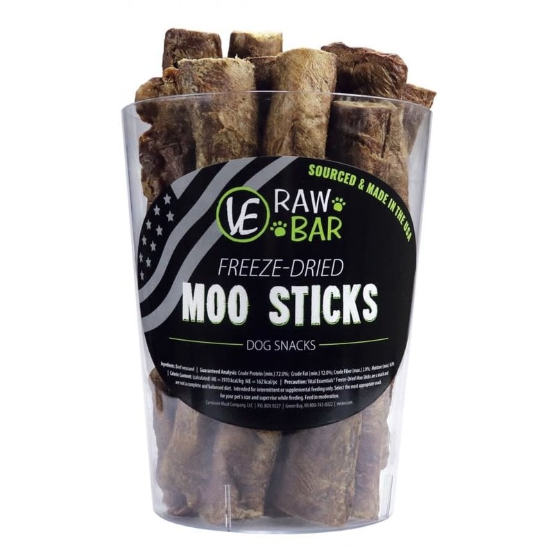 Vital Essentials Vital Essentials - "Raw Bar" Oesophage De Boeuf Lyophilisé (Moo Sticks)