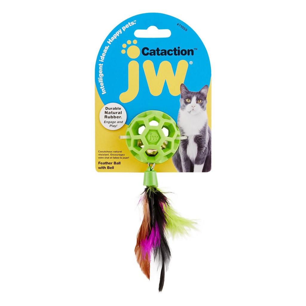 JW Pet JW - Balle ''Cataction'' avec Plume et Clochette