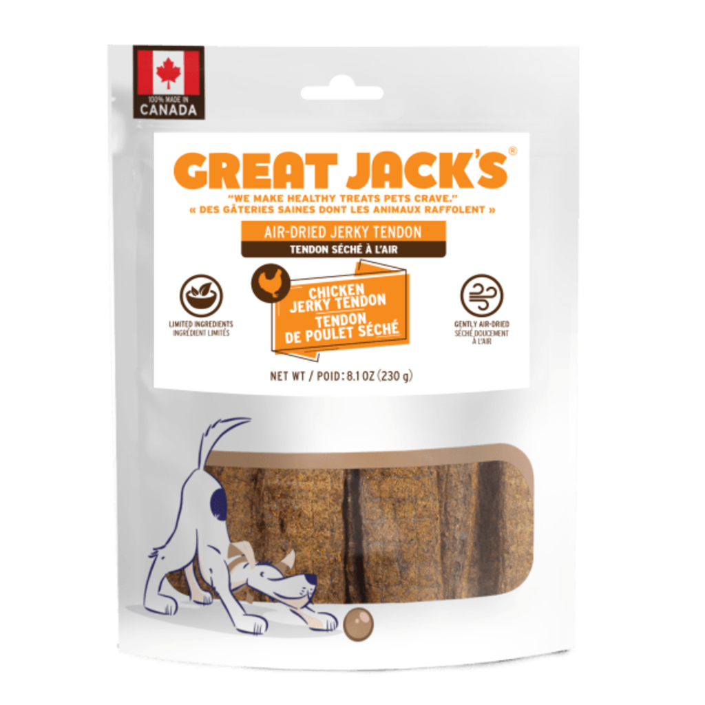 Canadian Jerky Company Great Jack's - Tendon De Poulet Séché À L'Air - 198g
