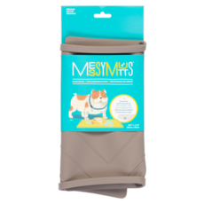 Messy Mutts Messy Mutts - Tapis Sous Plats En Silicone Gris M (50 x 30 cm)