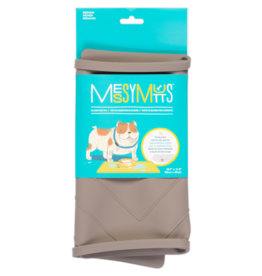 Messy Mutts Messy Mutts - Tapis Sous Plats En Silicone Gris M (50 x 30 cm)