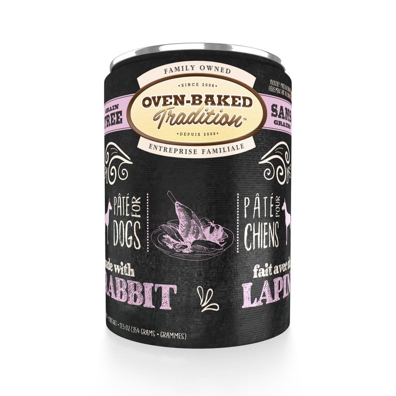 Oven-Baked Oven-Baked - Pâté pour Chien - Lapin - 12.5oz