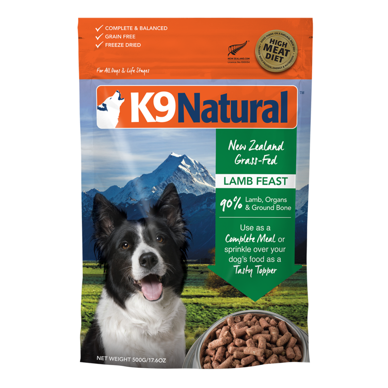 K9 Natural K9 Natural - "Lamb Feast" Nourriture Lyophilisé à l'Agneau - 500 g