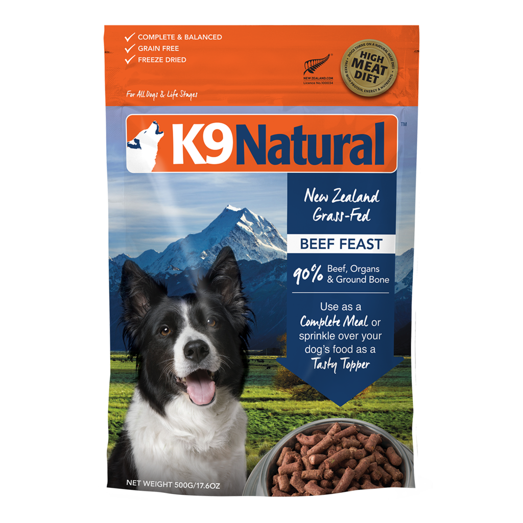 K9 Natural K9 Natural - "Beef Feast" Nourriture Lyophilisé au Boeuf - 500 g