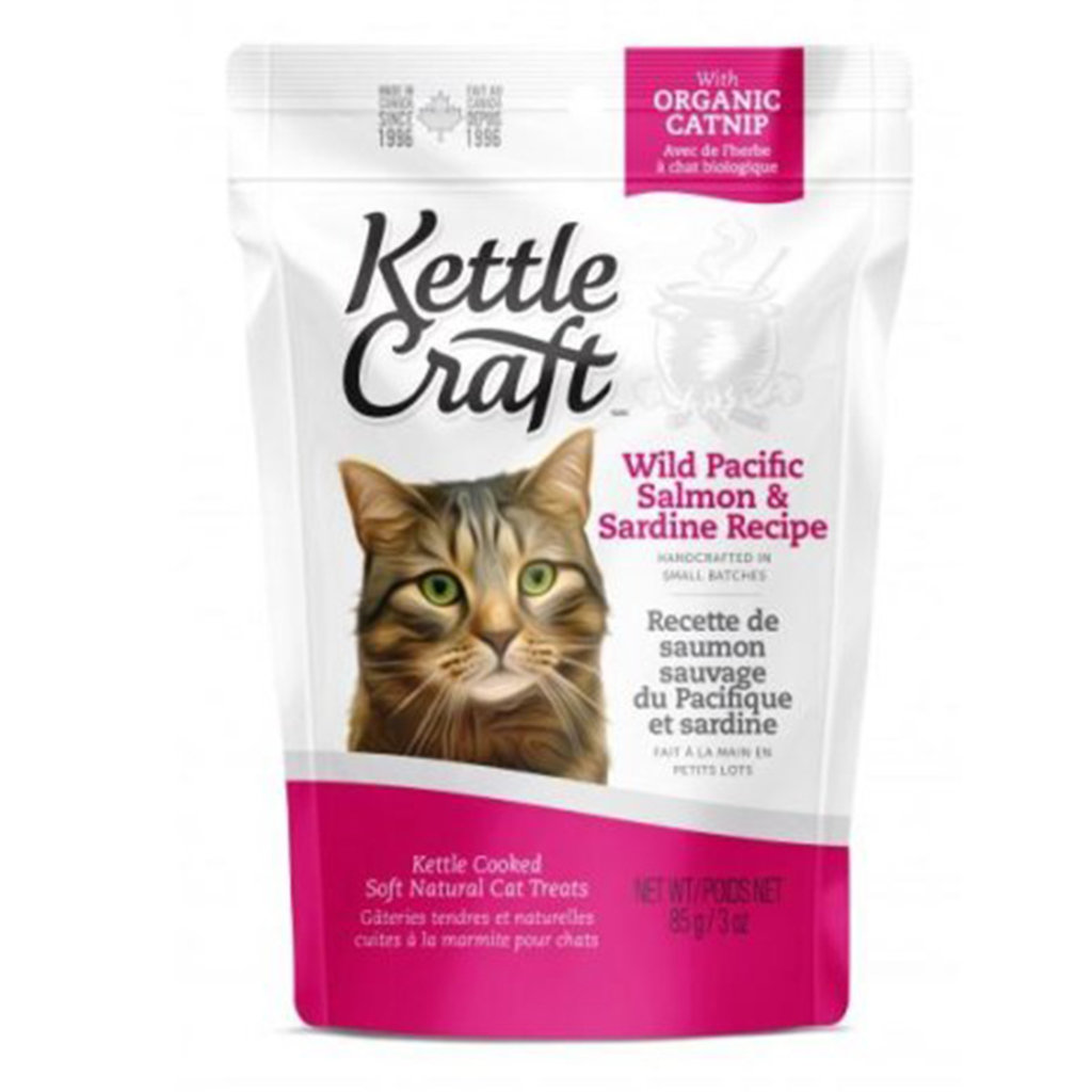 Kettle Craft Kettle Craft - Gâterie Saumon Et Sardine Semi-Humide Chat 85 g