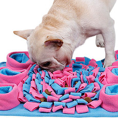 Stimulation Canine Stimulation Canine - Tapis De Fouille - Bleu Et Rose