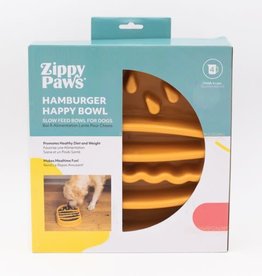 Zippy Paws Zippy Paws - "Happy Bowl" Hamburger