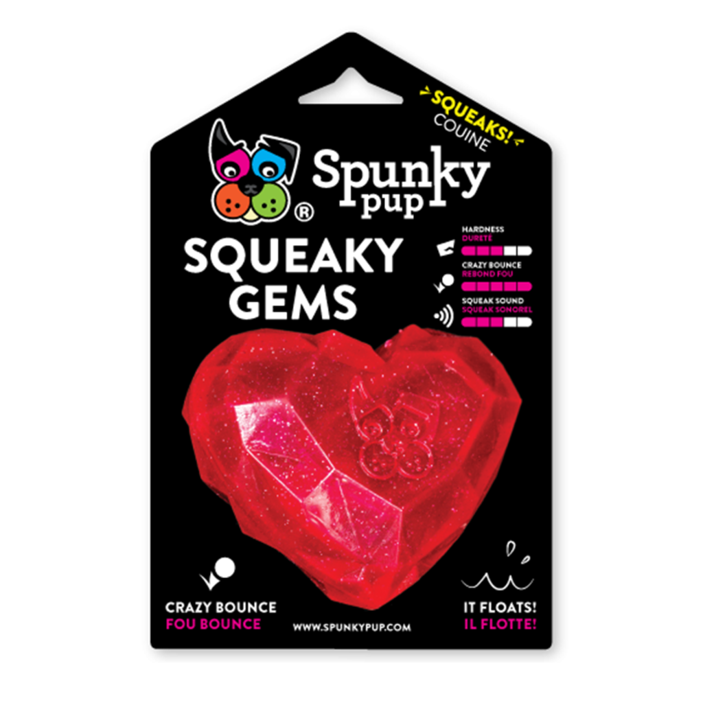 Spunky Pup Spunky Pup - Coeur Effet Diamand