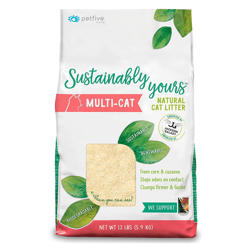 Sustainably Yours Sustainably Yours - Litière Agglomérante Biodégradable 5.90 kg