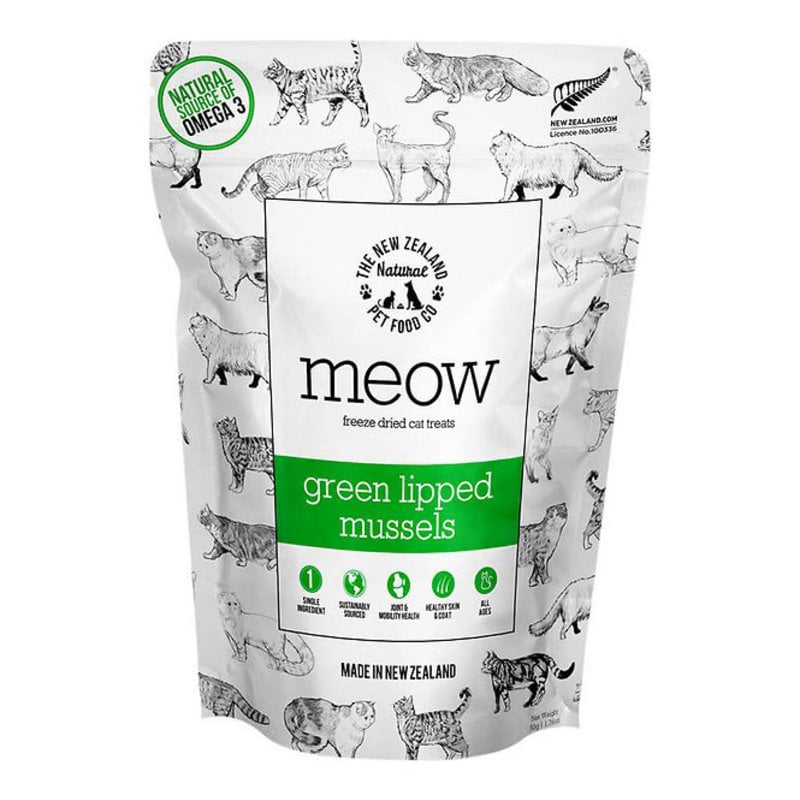 New Zealand Petfood New Zealand Petfood - "Meow" Moules Vertes Entières  - 50g