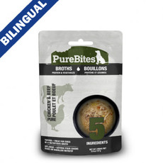Purebites Purebites - Bouillons De Protéine Et Légumes Pour Chien - Poulet Et Boeuf 57g